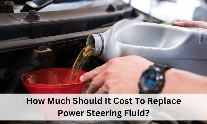 How Much Should It Cost To Replace Power Steering Fluid?